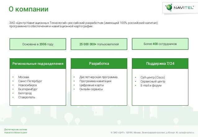 Доклад по теме Системы навигации